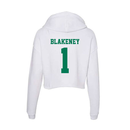 Norfolk State - NCAA Baseball : Ethan Blakeney - Women's Crop Fleece Hoodie-1