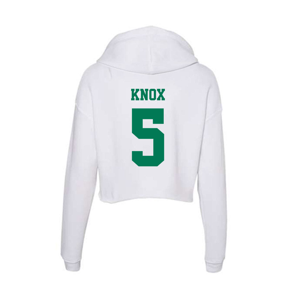 Norfolk State - NCAA Football : Bam Knox - Women's Crop Fleece Hoodie-1