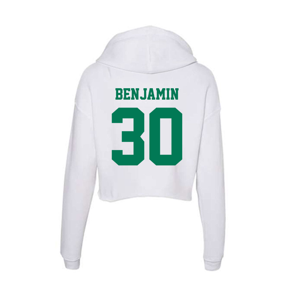 Norfolk State - NCAA Football : Kiron Benjamin - Women's Crop Fleece Hooded Sweatshirt-1