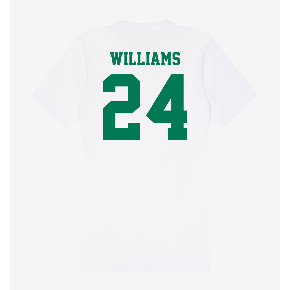Norfolk State - NCAA Football : Jaylen Williams - Women's V-Neck T-Shirt-1