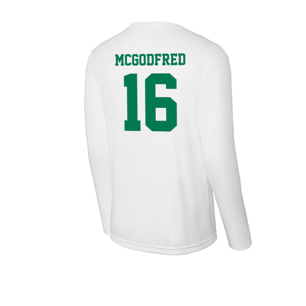 Norfolk State - NCAA Football : Mayoy McGodfred - Activewear Long Sleeve T-Shirt-1