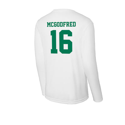 Norfolk State - NCAA Football : Mayoy McGodfred - Activewear Long Sleeve T-Shirt-1