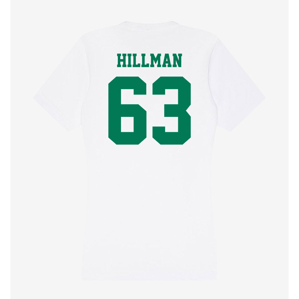 Norfolk State - NCAA Football : Jaylen Hillman - Women's V-Neck T-Shirt-1
