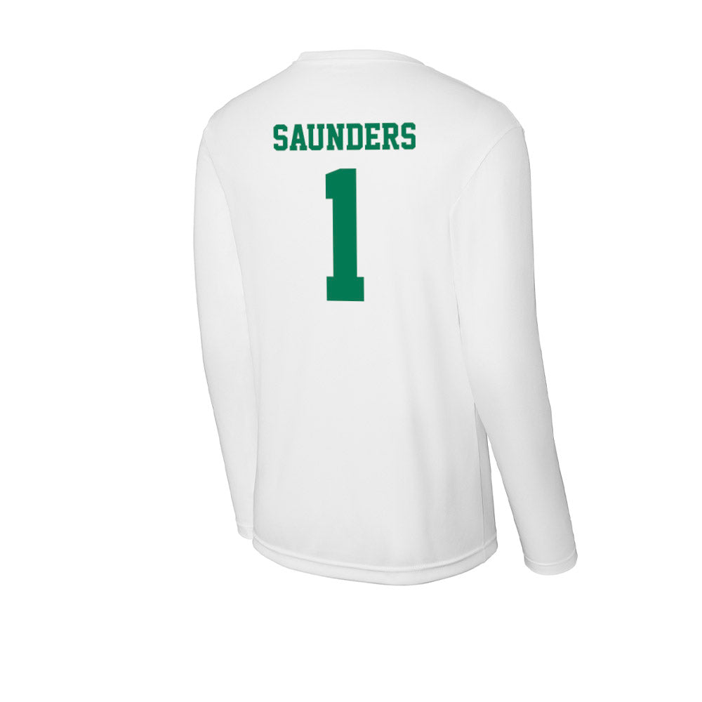 Norfolk State - NCAA Football : Jordan Saunders - Activewear Long Sleeve T-Shirt-1