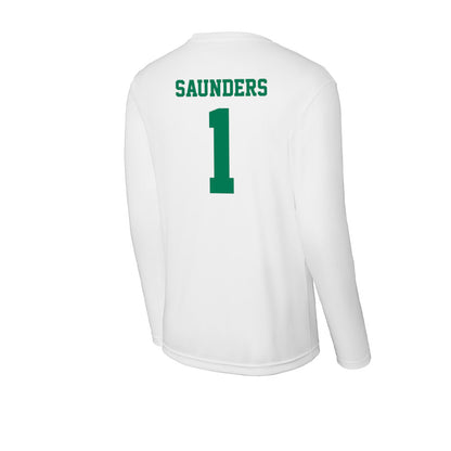 Norfolk State - NCAA Football : Jordan Saunders - Activewear Long Sleeve T-Shirt-1