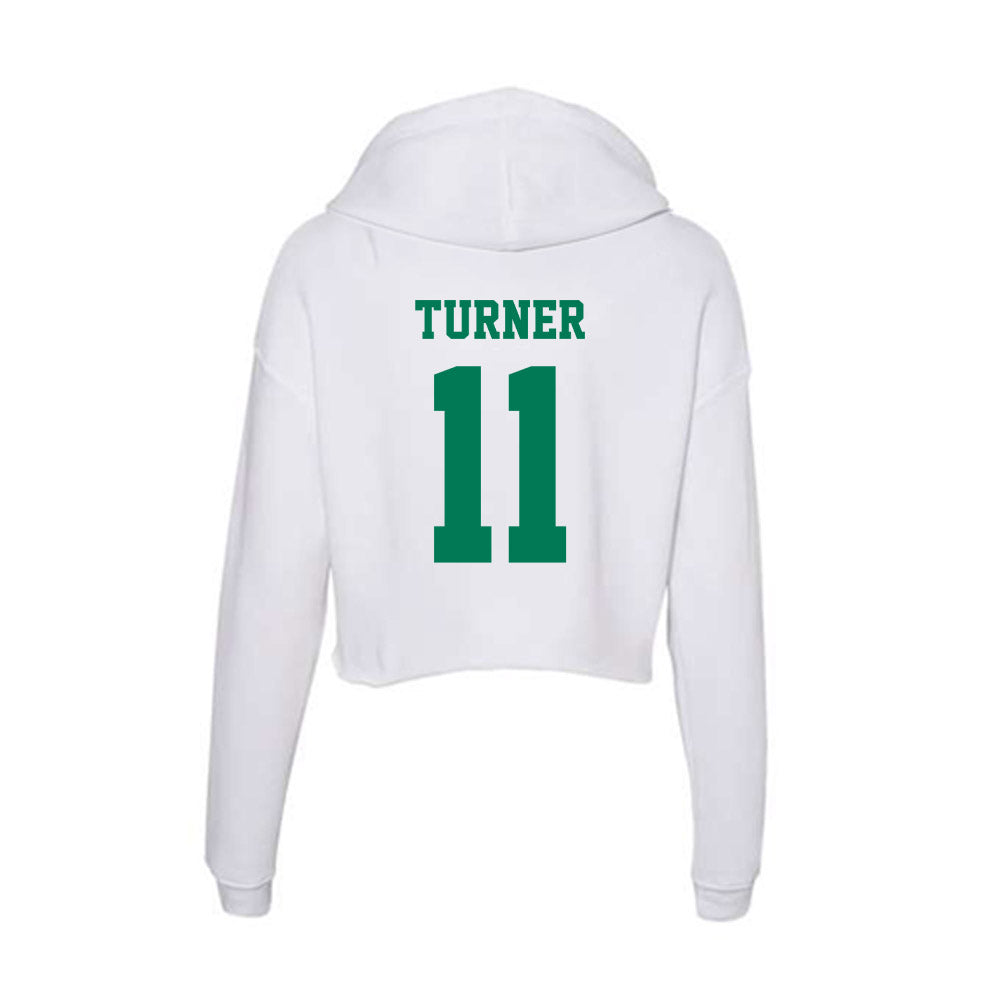 Norfolk State - NCAA Football : Caleb Turner - Women's Crop Fleece Hoodie-1