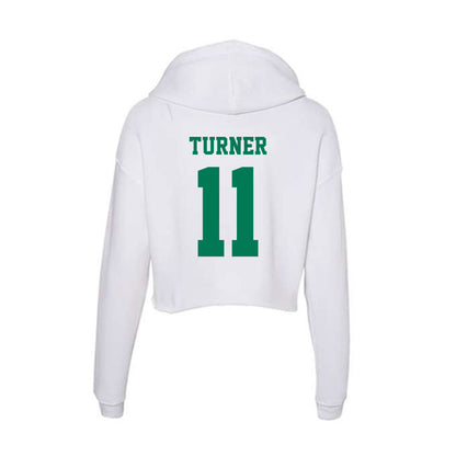 Norfolk State - NCAA Football : Caleb Turner - Women's Crop Fleece Hoodie-1