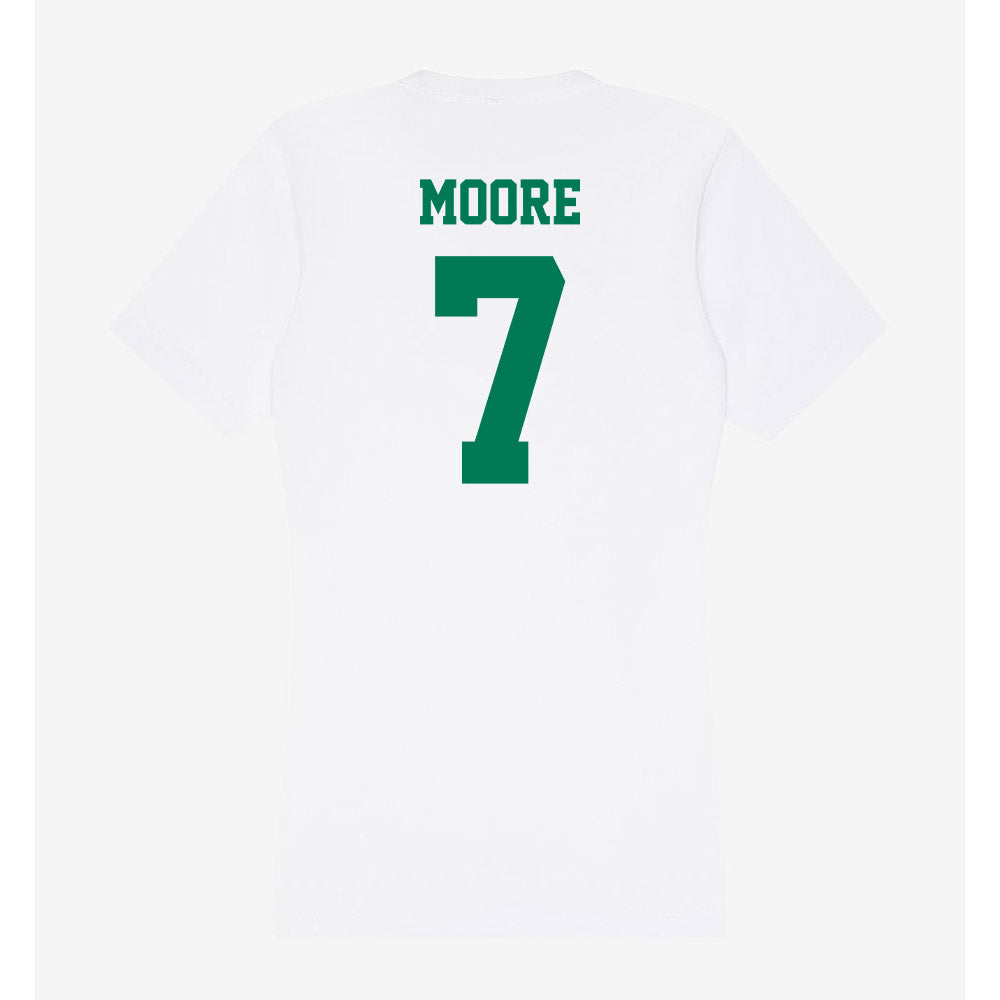 Norfolk State - NCAA Football : Ravon Moore - Women's V-Neck T-Shirt-1