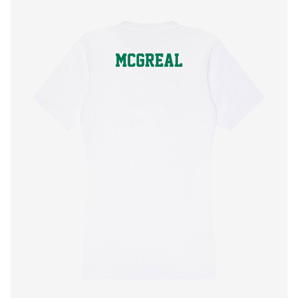 Norfolk State - NCAA Men's Track & Field : Xavier Mcgreal - Women's V-Neck T-Shirt-1