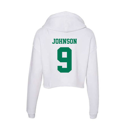 Norfolk State - NCAA Football : Reggie Johnson - Women's Crop Fleece Hoodie-1