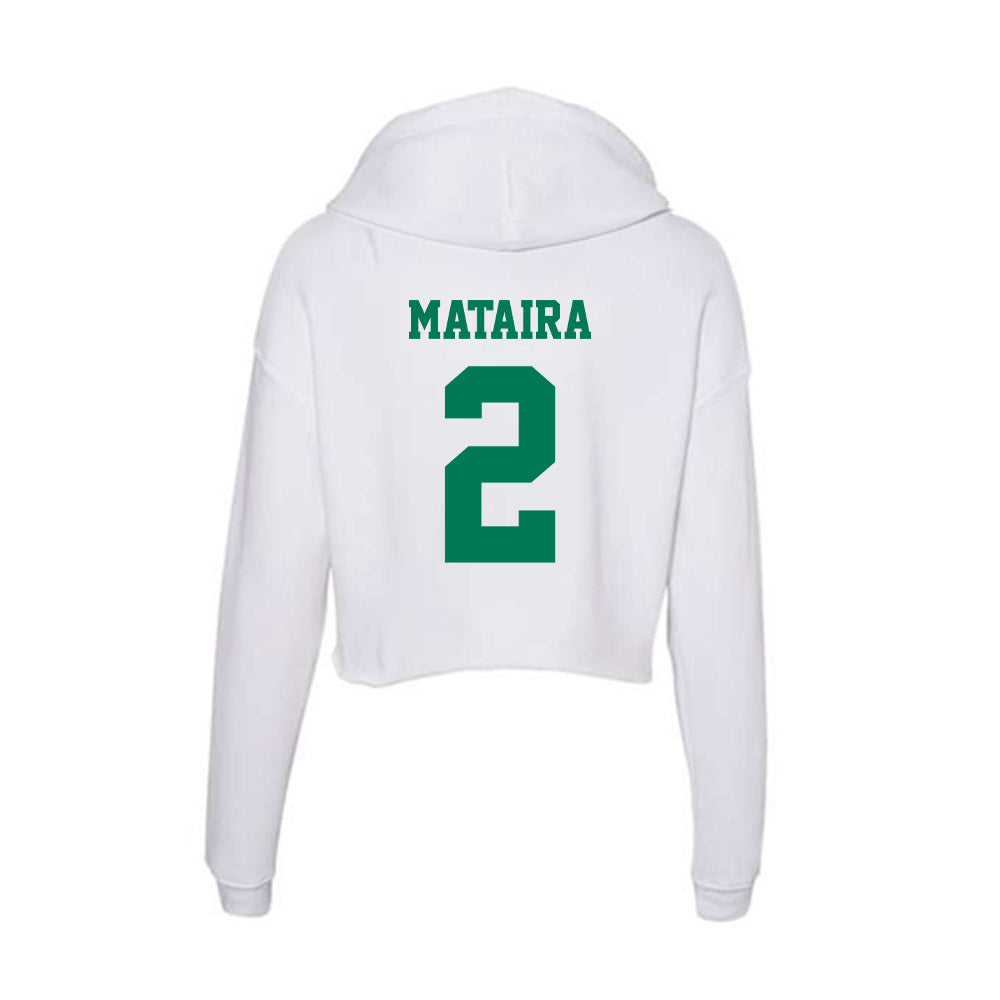 Norfolk State - NCAA Women's Volleyball : Jasmine Mataira - Women's Crop Fleece Hoodie-1