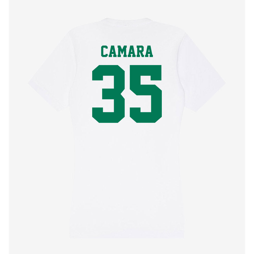 Norfolk State - NCAA Men's Basketball : Dramane Camara - Women's V-Neck T-Shirt-1