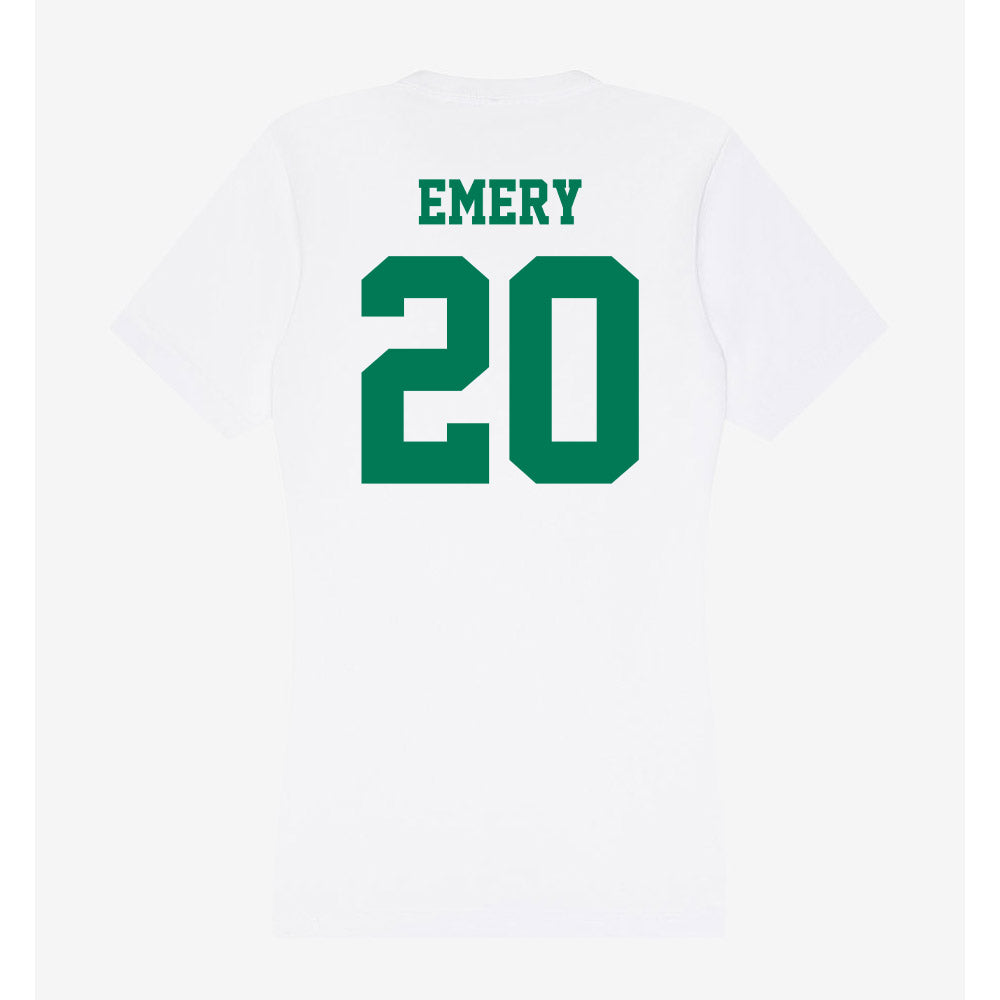 Norfolk State - NCAA Football : Iziah Emery - Women's V-Neck T-Shirt-1