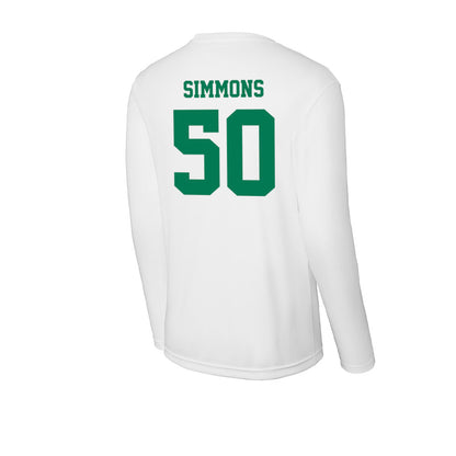 Norfolk State - NCAA Football : Damarion Simmons - Activewear Long Sleeve T-Shirt-1