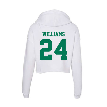 Norfolk State - NCAA Football : Jaylen Williams - Women's Crop Fleece Hoodie-1