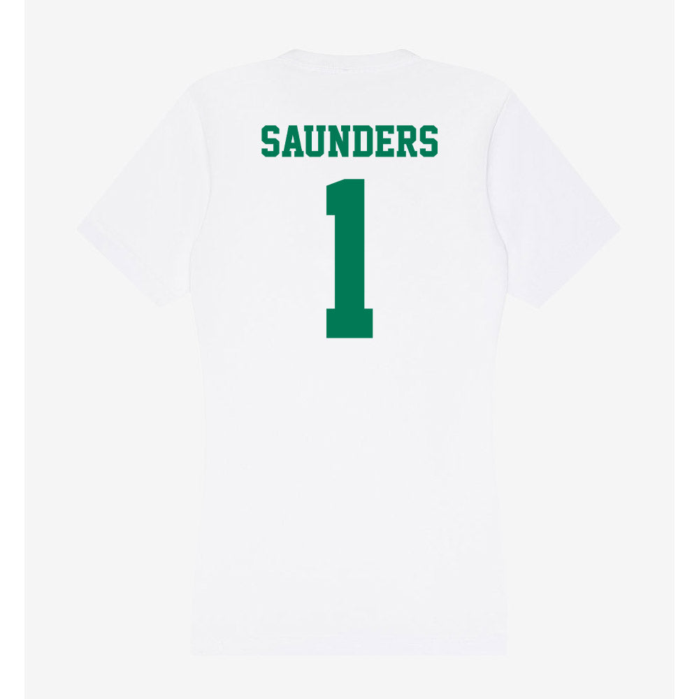 Norfolk State - NCAA Football : Jordan Saunders - Women's V-Neck T-Shirt-1