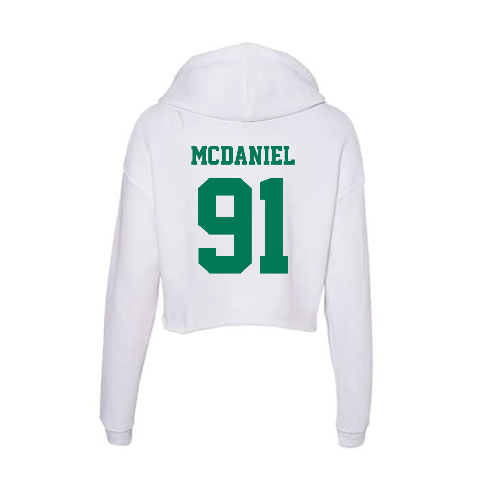 Norfolk State - NCAA Football : Aaron McDaniel - Women's Crop Fleece Hoodie-1