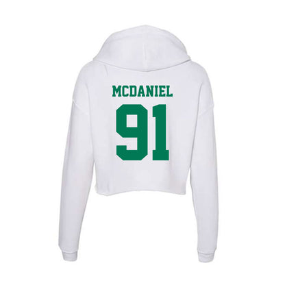 Norfolk State - NCAA Football : Aaron McDaniel - Women's Crop Fleece Hoodie-1