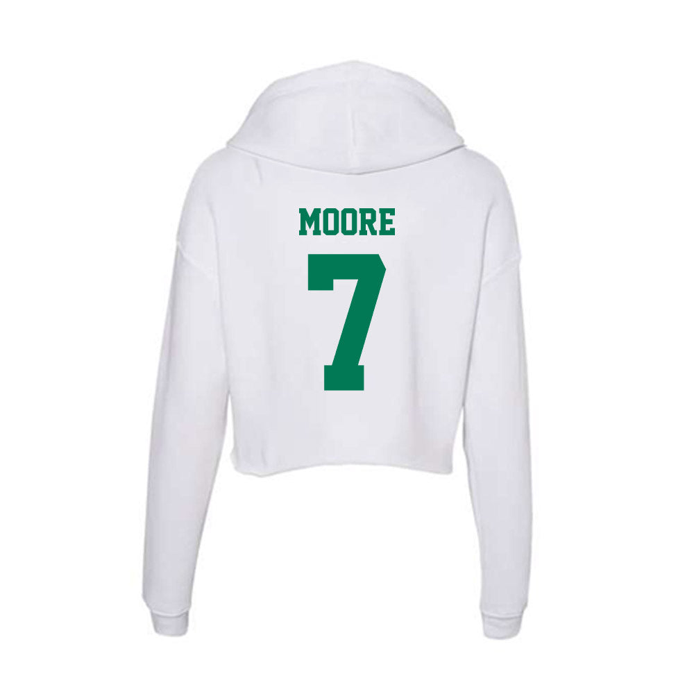 Norfolk State - NCAA Football : Ravon Moore - Women's Crop Fleece Hoodie-1