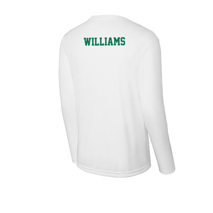 Norfolk State - NCAA Men's Track & Field : Atrell Williams - Activewear Long Sleeve T-Shirt-1
