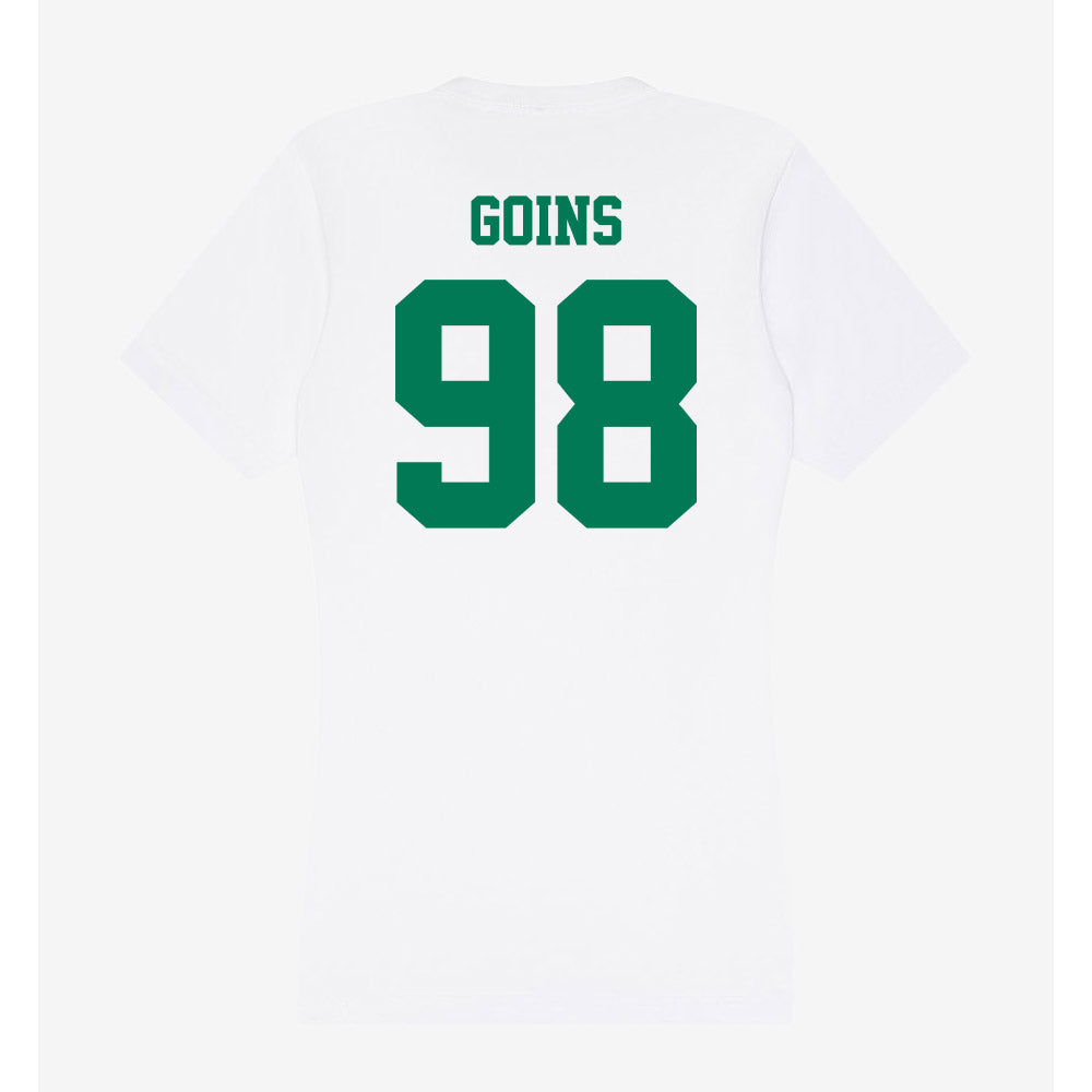 Norfolk State - NCAA Football : Quintin Goins - Women's V-Neck T-Shirt-1