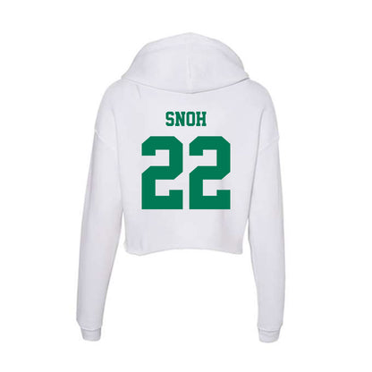 Norfolk State - NCAA Baseball : Nyenati Snoh - Women's Crop Fleece Hoodie-1