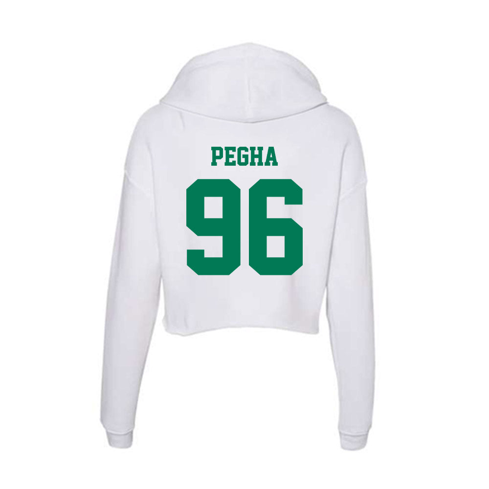 Norfolk State - NCAA Football : Jaco Pegha - Women's Crop Fleece Hooded Sweatshirt-1