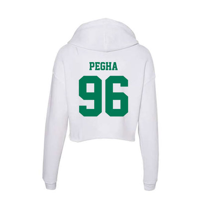 Norfolk State - NCAA Football : Jaco Pegha - Women's Crop Fleece Hooded Sweatshirt-1