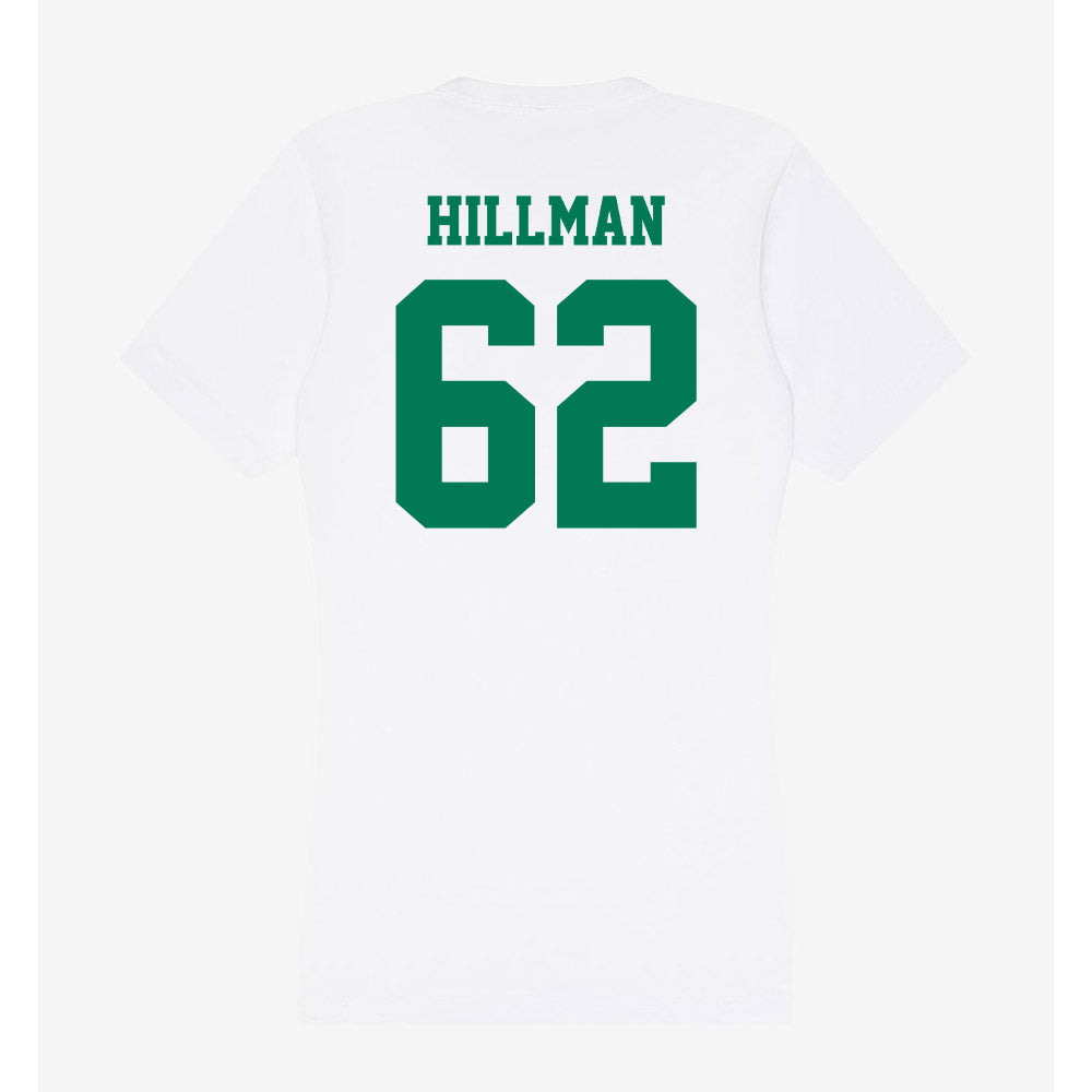 Norfolk State - NCAA Football : Kayden Hillman - Women's V-Neck T-Shirt-1