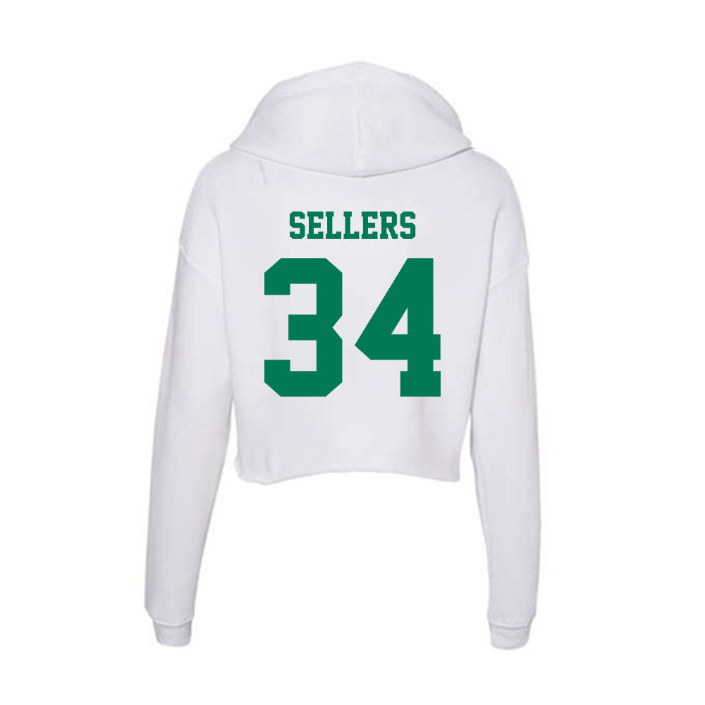Norfolk State - NCAA Baseball : Ryan Sellers - Women's Crop Fleece Hoodie-1