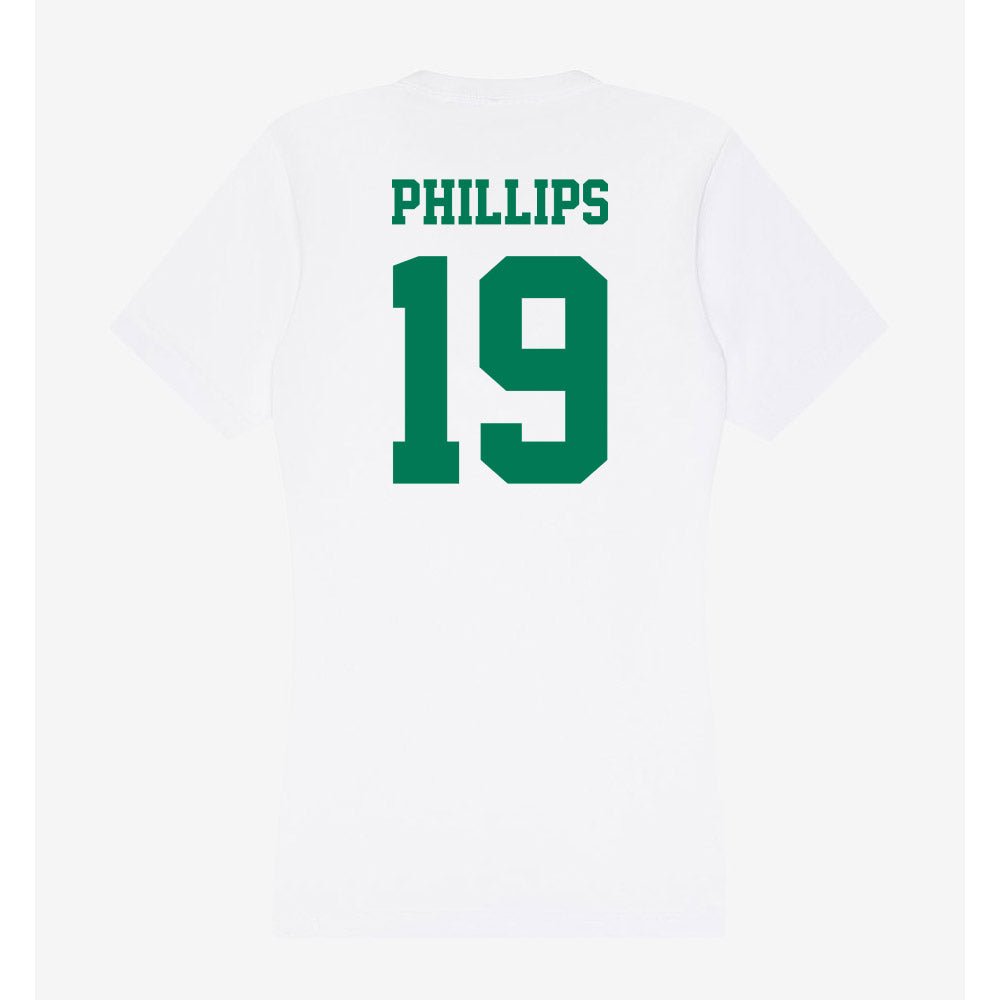 Norfolk State - NCAA Women's Volleyball : Kailia Phillips - Women's V-Neck T-Shirt-1
