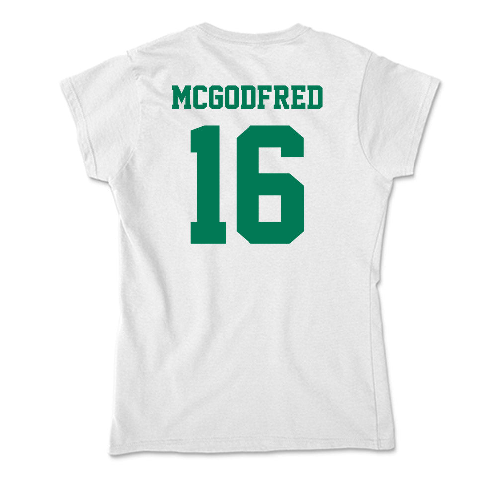 Norfolk State - NCAA Football : Mayoy McGodfred - Soft Style Women’s T-Shirt-1