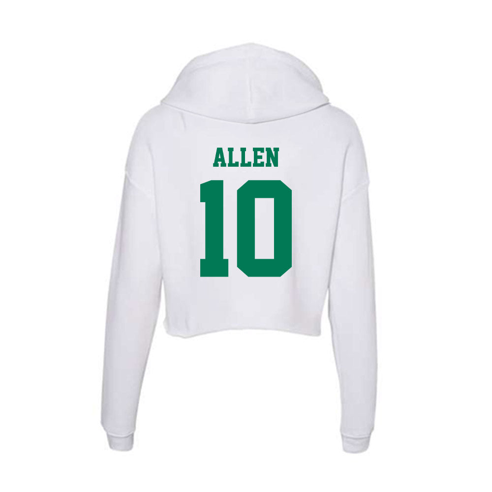 Norfolk State - NCAA Football : Daizon Allen - Women's Crop Fleece Hoodie-1