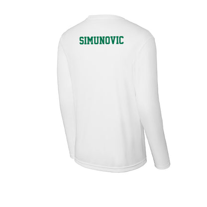 Norfolk State - NCAA Men's Tennis : Dominik Simunovic - Activewear Long Sleeve T-Shirt-1