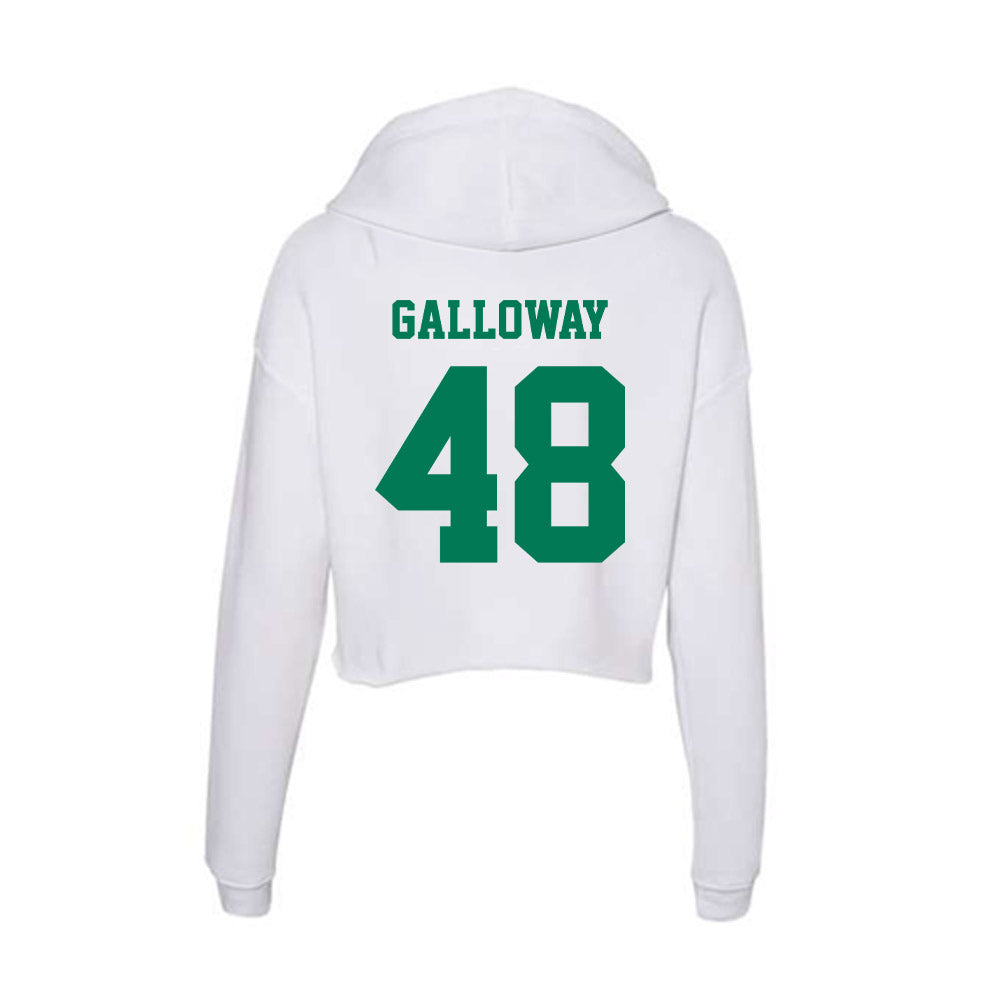 Norfolk State - NCAA Football : Jason Galloway - Women's Crop Fleece Hoodie-1