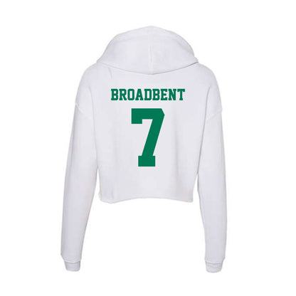 Norfolk State - NCAA Football : Kaleb Broadbent - Women's Crop Fleece Hoodie-1