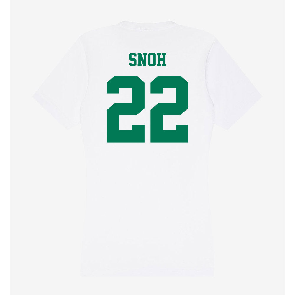 Norfolk State - NCAA Baseball : Nyenati Snoh - Women's V-Neck T-Shirt-1