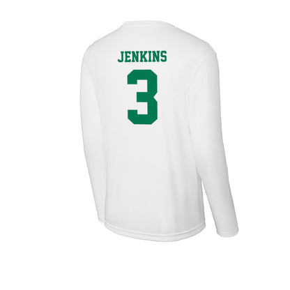 Norfolk State - NCAA Men's Basketball : Mykel Jenkins - Activewear Long Sleeve T-Shirt-1