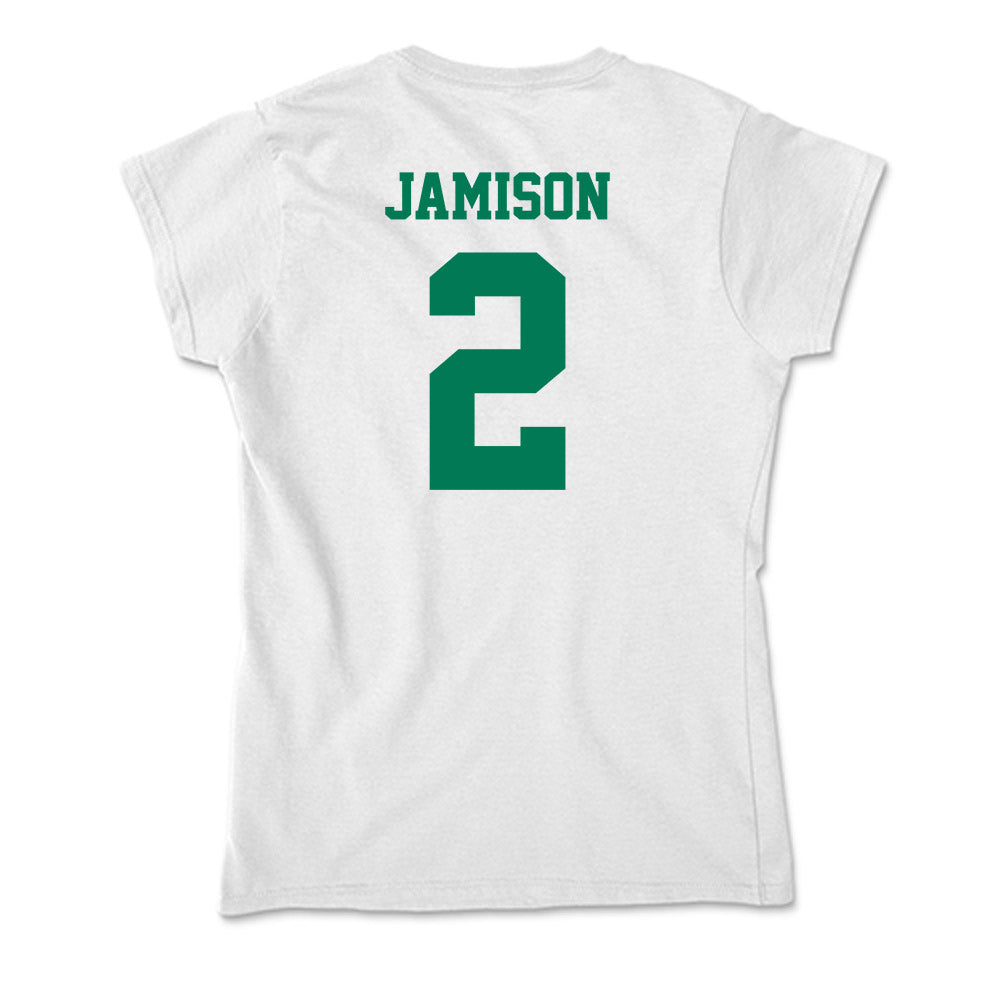 Norfolk State - NCAA Men's Basketball : Elijah Jamison - Soft Style Women’s T-Shirt-1