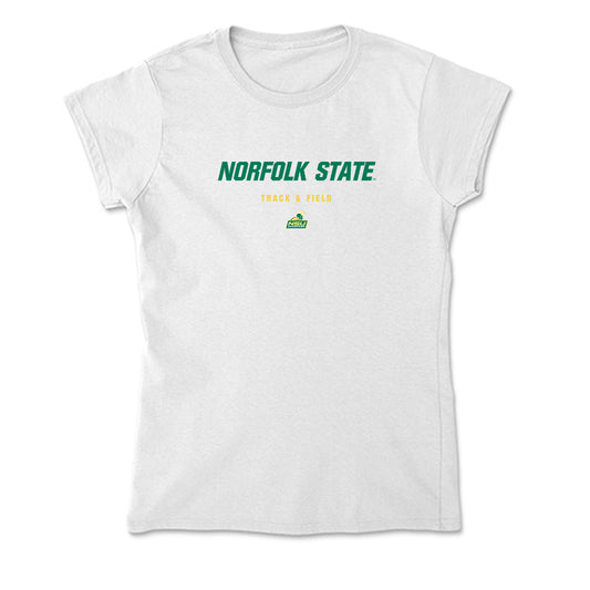 Norfolk State - NCAA Women's Track & Field : Jada Arrington - Soft Style Women’s T-Shirt-0