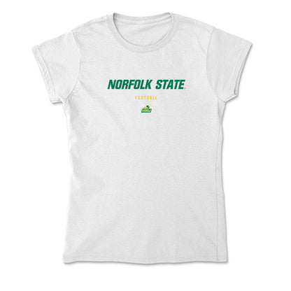 Norfolk State - NCAA Football : Stephon Hall - Soft Style Women’s T-Shirt-0