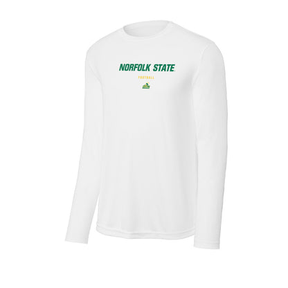 Norfolk State - NCAA Football : Samuel Egharevba - Activewear Long Sleeve T-Shirt-0