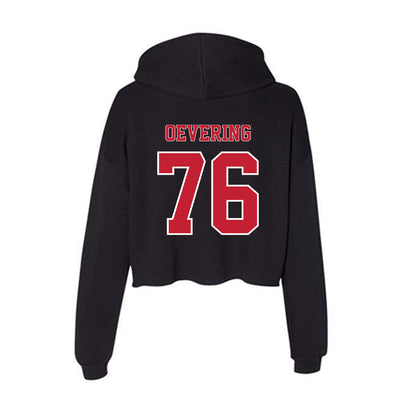 UW River Falls - NCAA Football : Levi Oevering - Women's Crop Fleece Hoodie-1