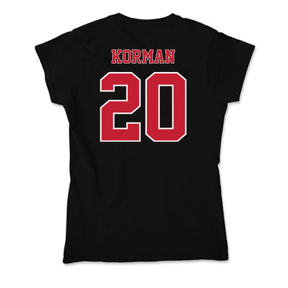 UW River Falls - NCAA Men's Ice Hockey : Parker Korman - Soft Style Women’s T-Shirt-1
