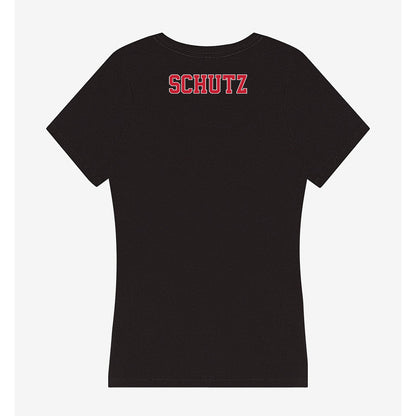 UW River Falls - NCAA Women's Track & Field : Lauryn Schutz - Women's V-Neck T-Shirt-1