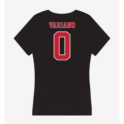 UW River Falls - NCAA Men's Basketball : Brody Variano - Women's V-Neck T-Shirt-1