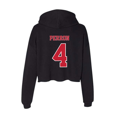 UW River Falls - NCAA Women's Lacrosse : Piper Perron - Women's Crop Fleece Hoodie-1