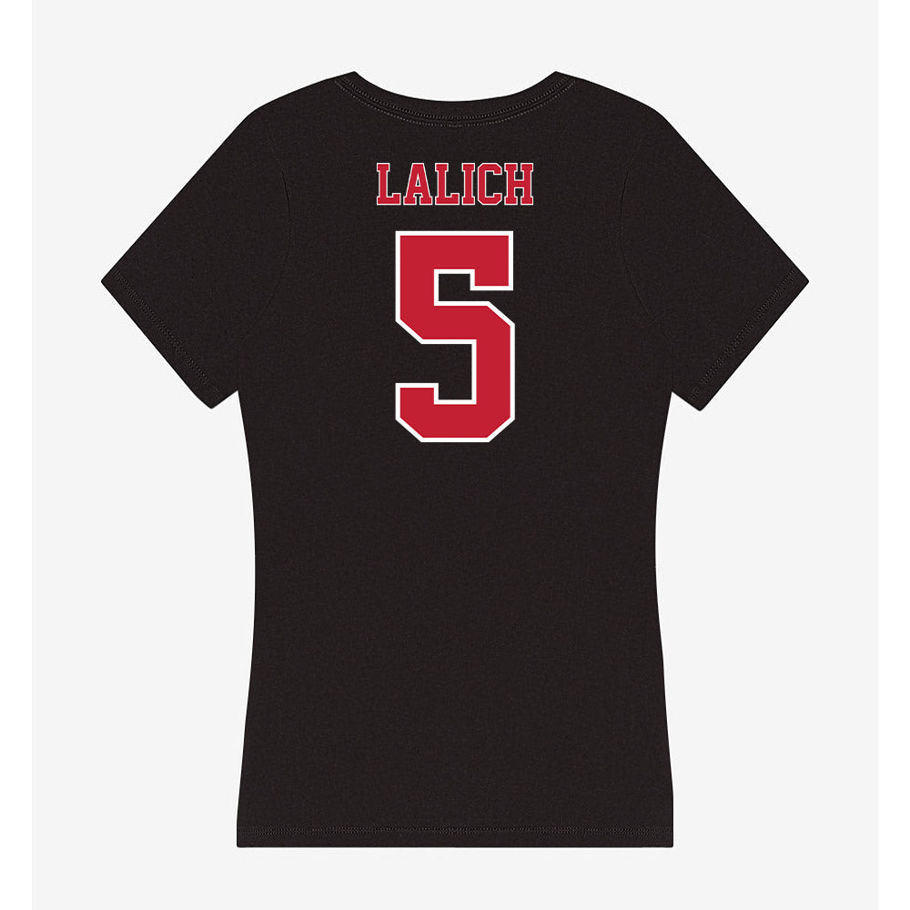 UW River Falls - NCAA Men's Soccer : Ilya Lalich - Women's V-Neck T-Shirt-1