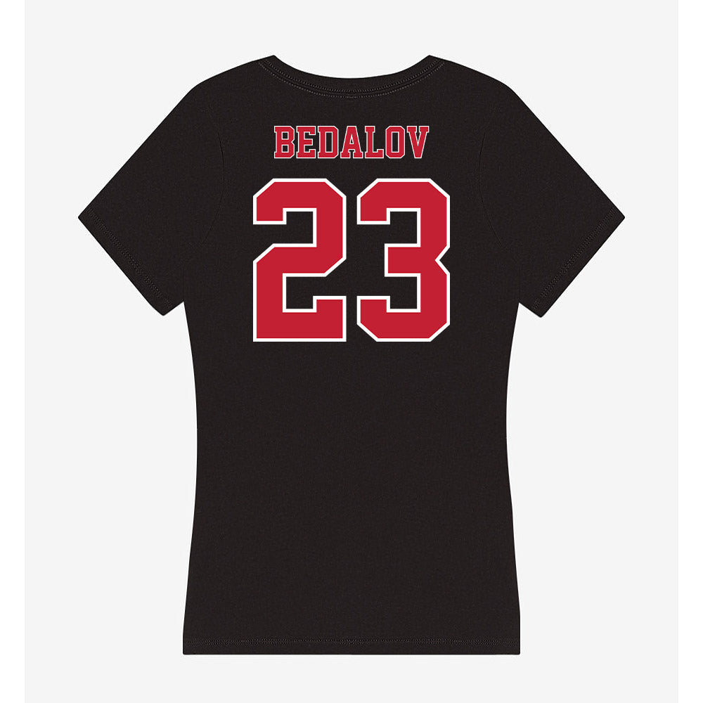 UW River Falls - NCAA Football : Brandon Bedalov - Women's V-Neck T-Shirt-1