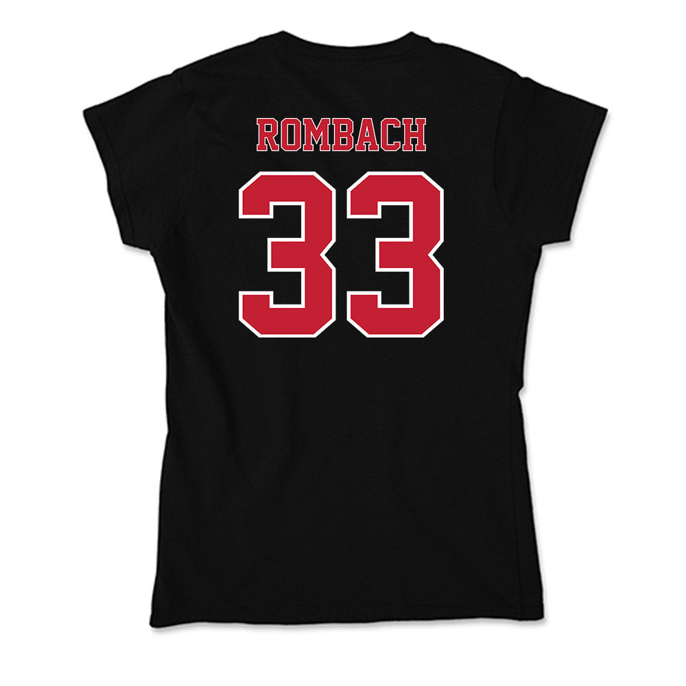 UW River Falls - NCAA Baseball : Zach Rombach - Soft Style Women’s T-Shirt-1